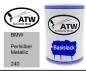 Preview: BMW, Perlsilber Metallic, 240: 500ml Lackdose, von ATW Autoteile West.